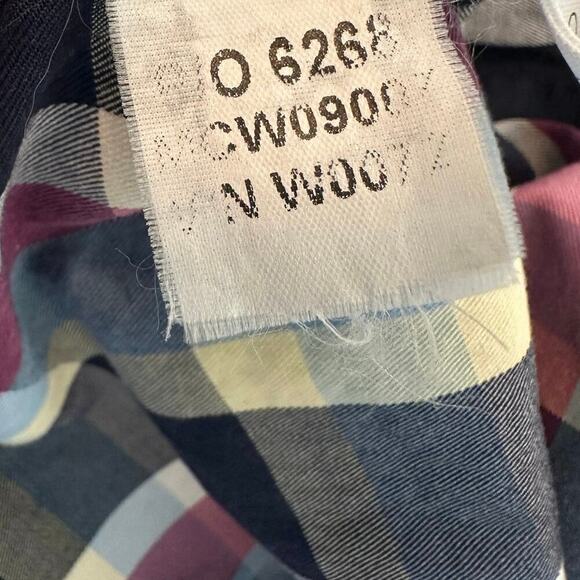 Cutter & Buck Men’s Plaid Button-Up Shirt L 100% Cotton Multicolor Classic Fit - Picture 7 of 7